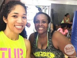 Me + Felicia @ 2 Hour Zumba Party at Rogers Park, Inglewood, CA