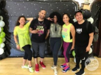 Zumba Rose + Jerod + Zumba Ronnie + me + Lance @ 2 Hour Zumba Party at Rogers Park, Inglewood, CA